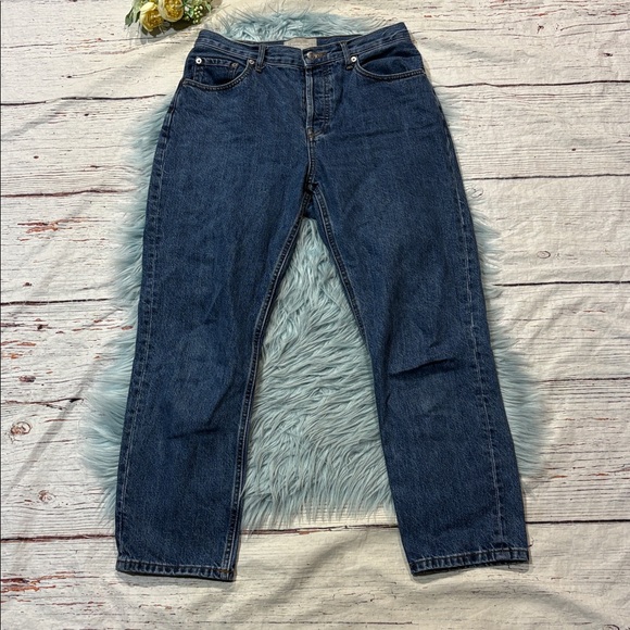 Everlane The 90s Cheeky Jeans Medium Blue Ankle - Picture 2 of 10